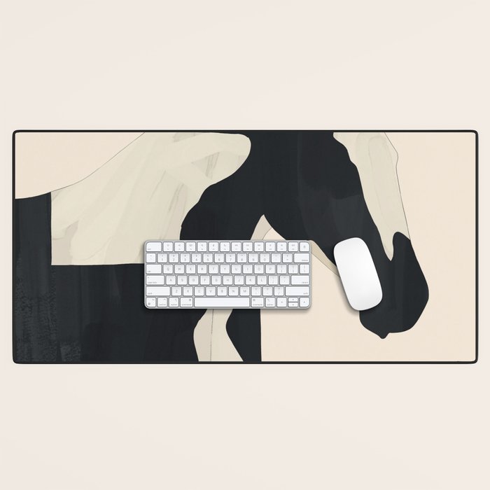 Abstract Minimal Horse 5 Desk Mat Gallery Image 1