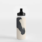Abstract Minimal Horse 5 Water Bottle Gallery Image 2