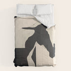 Abstract Minimal Horse 5 Comforter Gallery Image 6