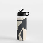 Abstract Minimal Horse 5 Water Bottle Gallery Image 1
