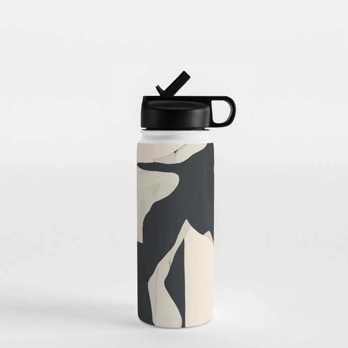 Abstract Minimal Horse 5 Water Bottle Gallery Image 1