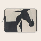 Abstract Minimal Horse 5 Laptop Sleeve Gallery Image 1