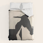 Abstract Minimal Horse 5 Duvet Cover Gallery Image 6
