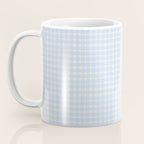 Blue White Gingham Check Coffee Mug Gallery Image 3