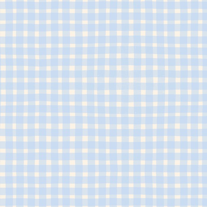 Blue White Gingham Check Coffee Mug Gallery Image 2