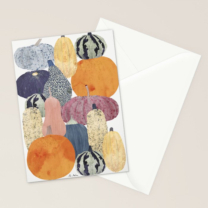 Pumpkin still life Stationery Card Gallery Image 2