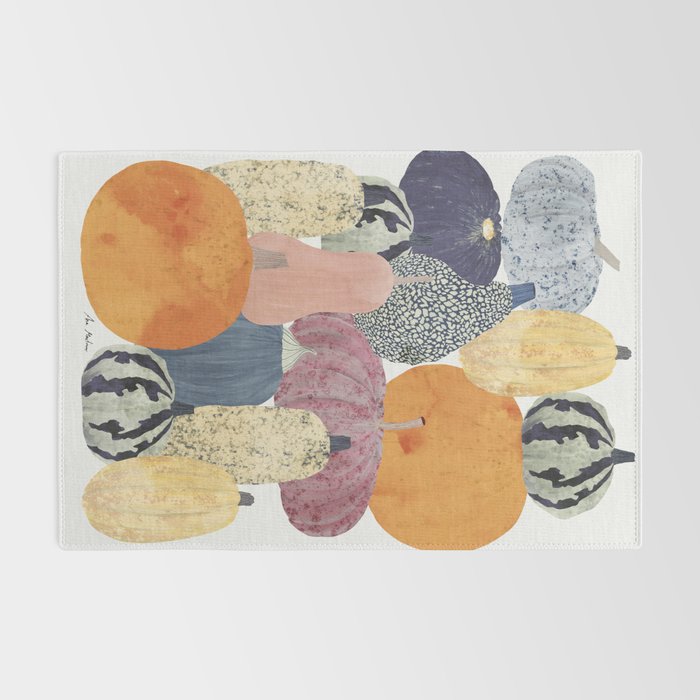 Pumpkin still life Rug Gallery Image 2