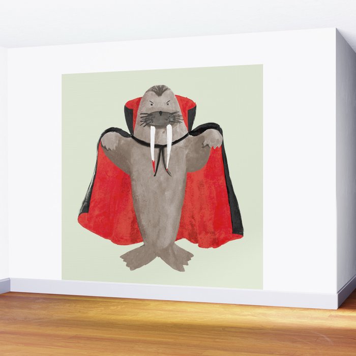 Vampire Walrus Wall Mural Gallery Image 2