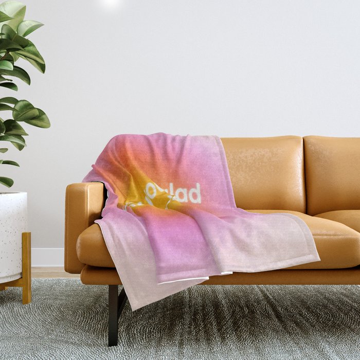 Orange You Glad? Throw Blanket Gallery Image 1