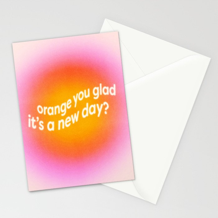 Orange You Glad? Stationery Card Gallery Image 2