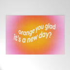 Orange You Glad? Welcome Mat Gallery Image 1