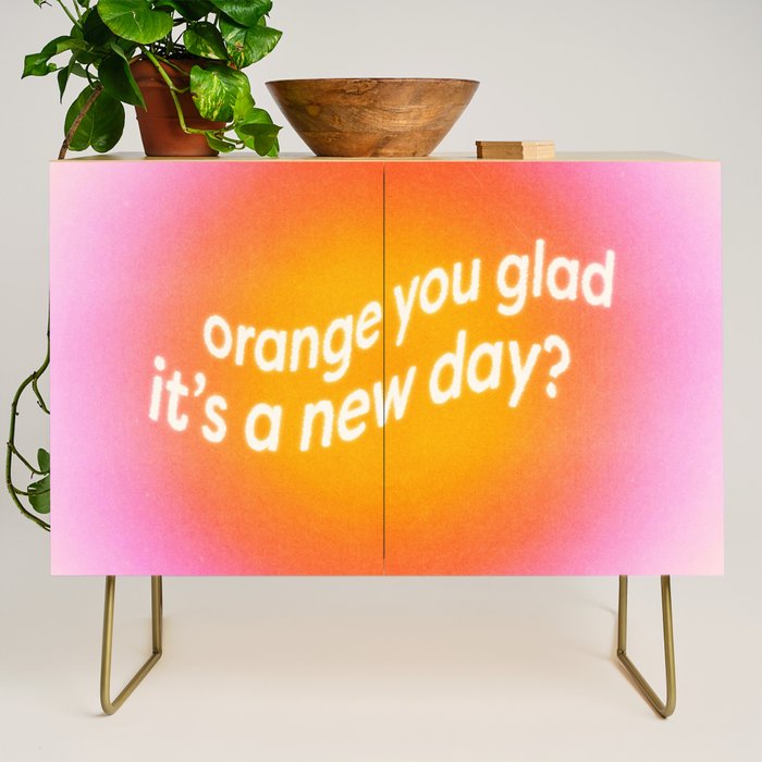 Orange You Glad? Credenza Gallery Image 1