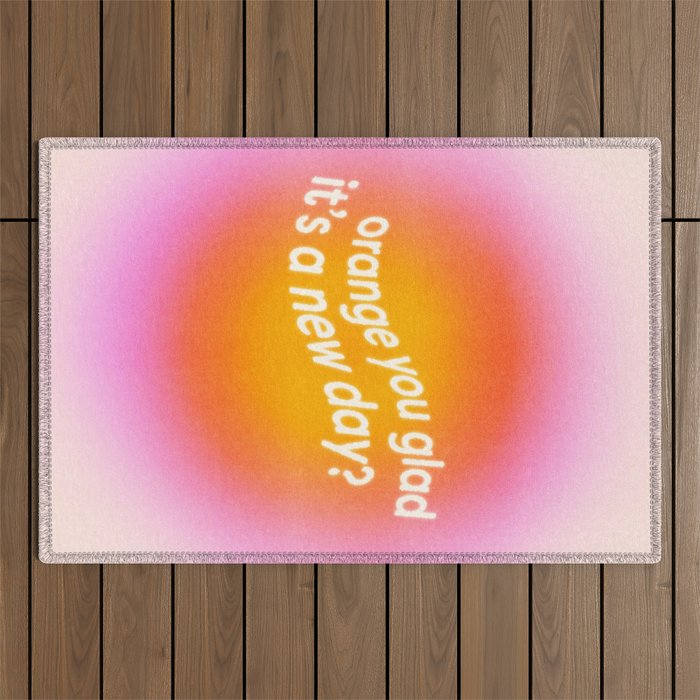 Orange You Glad? Outdoor Rug Gallery Image 1
