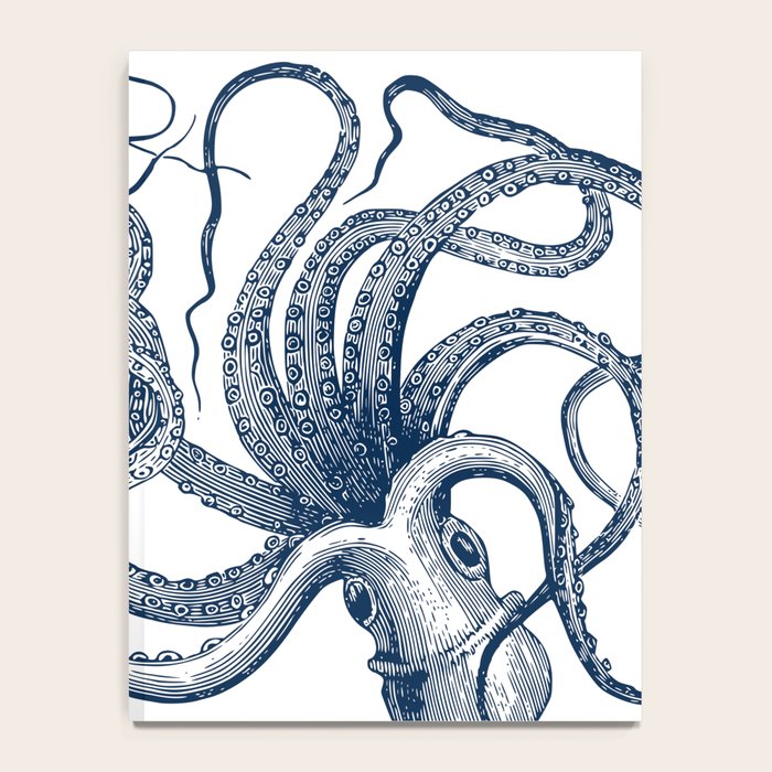 Octopus Navy Notebook Gallery Image 4