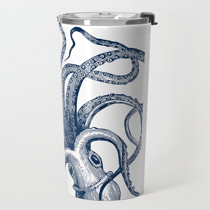 Octopus Navy Travel Mug Gallery Image 2