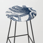 Octopus Navy Stool Gallery Image 2