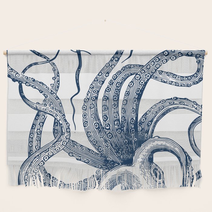Octopus Navy Wall Hanging Gallery Image 1