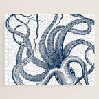Octopus Navy Jigsaw Puzzle Gallery Image 1