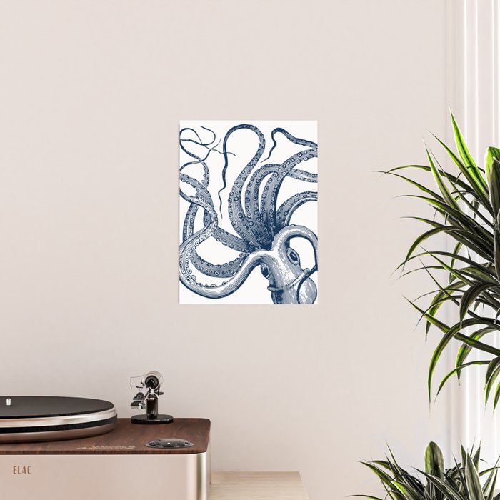 Octopus Navy Poster Gallery Image 2