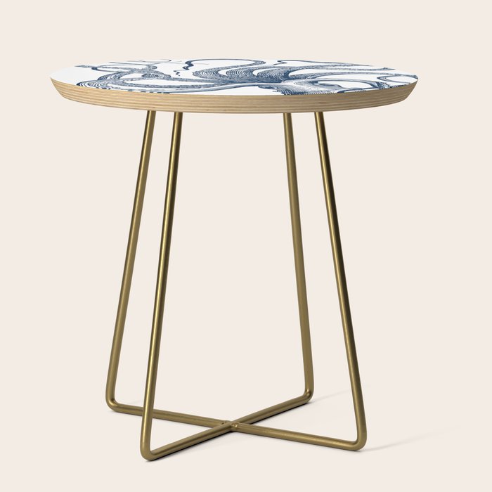 Octopus Navy Side Table Gallery Image 1
