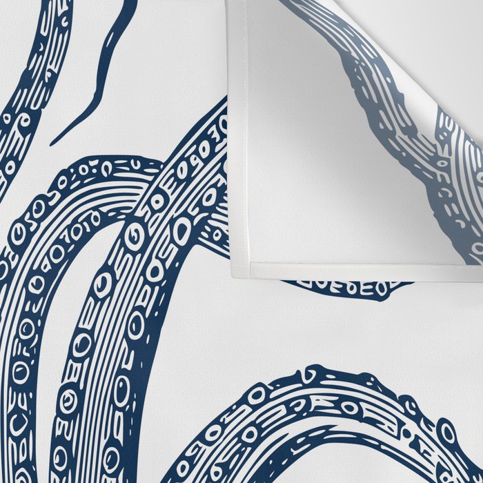 Octopus Navy Wall Tapestry Gallery Image 3