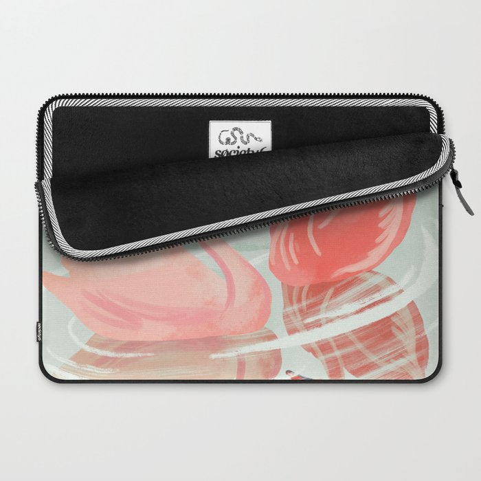 Pink Swans Laptop Sleeve Gallery Image 2