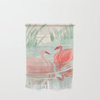 Pink Swans Wall Hanging Gallery Image 1