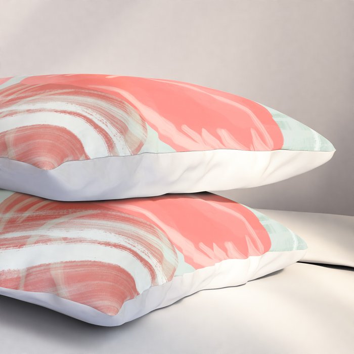 Pink Swans Pillow Sham Gallery Image 3