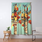 Baby's in bloom - Rainbow, flowers, birds,  butterflies Window Curtain Gallery Image 5