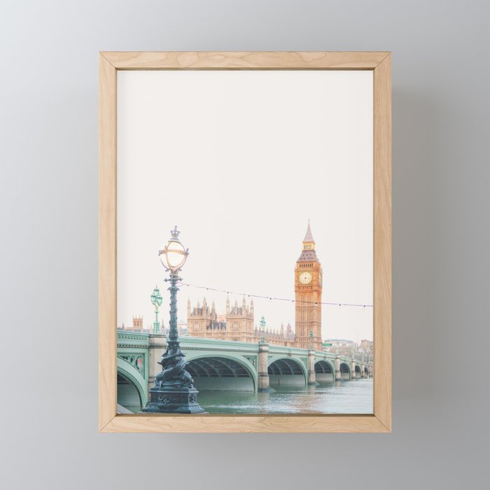 Thames Sunrise - London England Travel Photography Mini Art Print Gallery Image 1