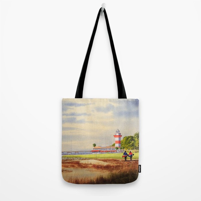 Harbor Town Golf Course SC Tote Bag Gallery Image 2