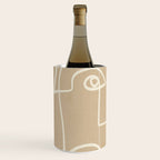 Abstract line art / Face 7 Wine Chiller Gallery Image 1