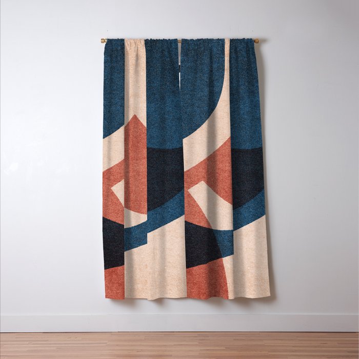 ABSTRACT ALPHABET / Gothic F Window Curtain Gallery Image 3