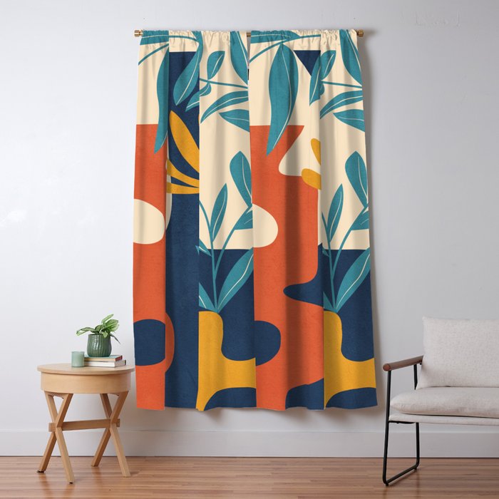 Shapes in Bloom 4 Window Curtain Gallery Image 5