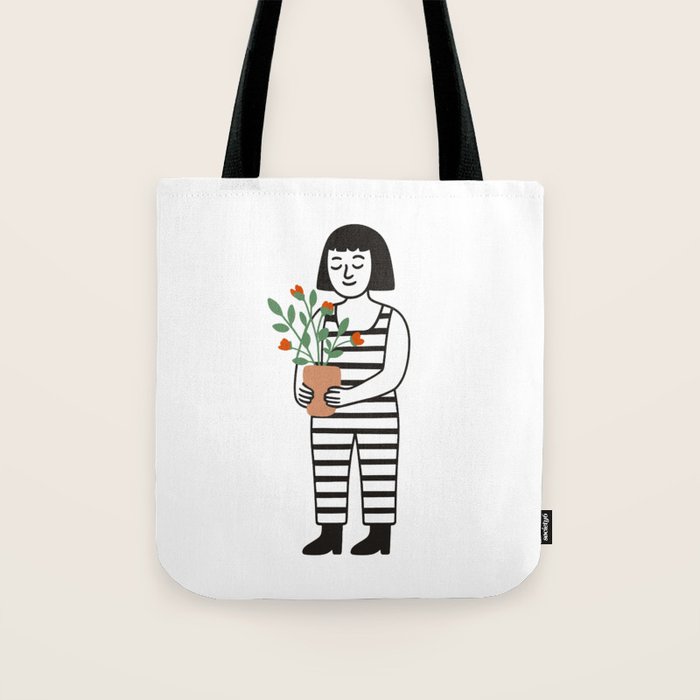 Nurture in Bloom Tote Bag Gallery Image 1