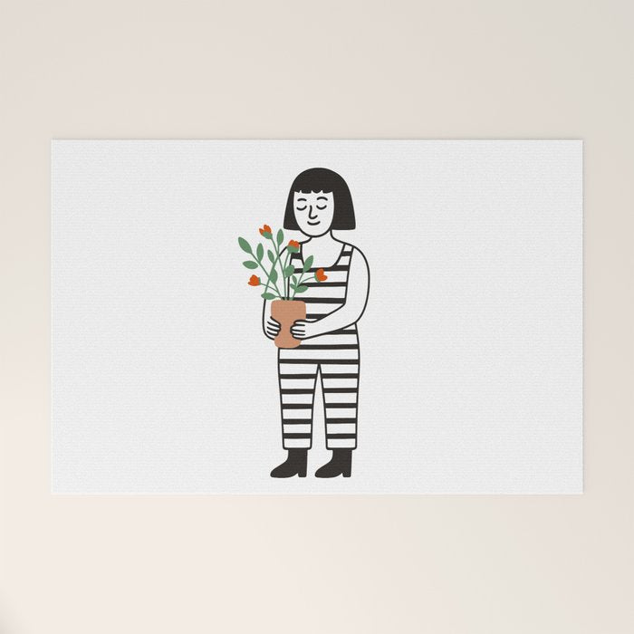 Nurture in Bloom Welcome Mat Gallery Image 1
