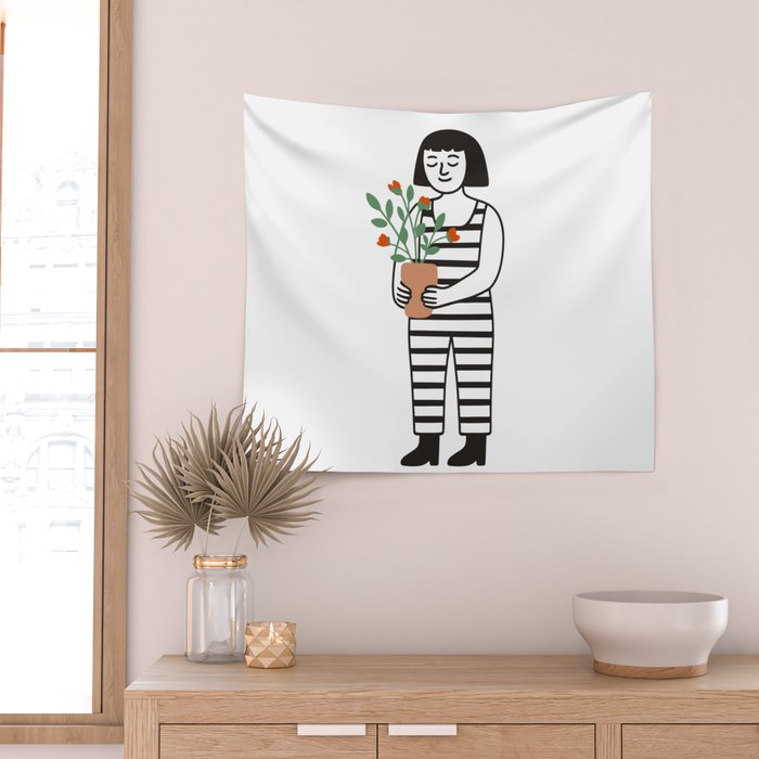 Nurture in Bloom Wall Tapestry Gallery Image 2