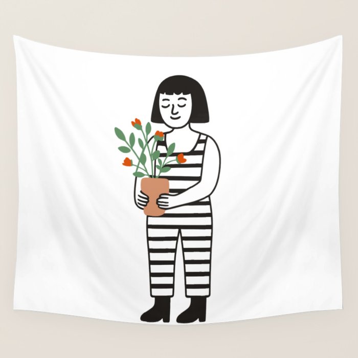 Nurture in Bloom Wall Tapestry Gallery Image 4