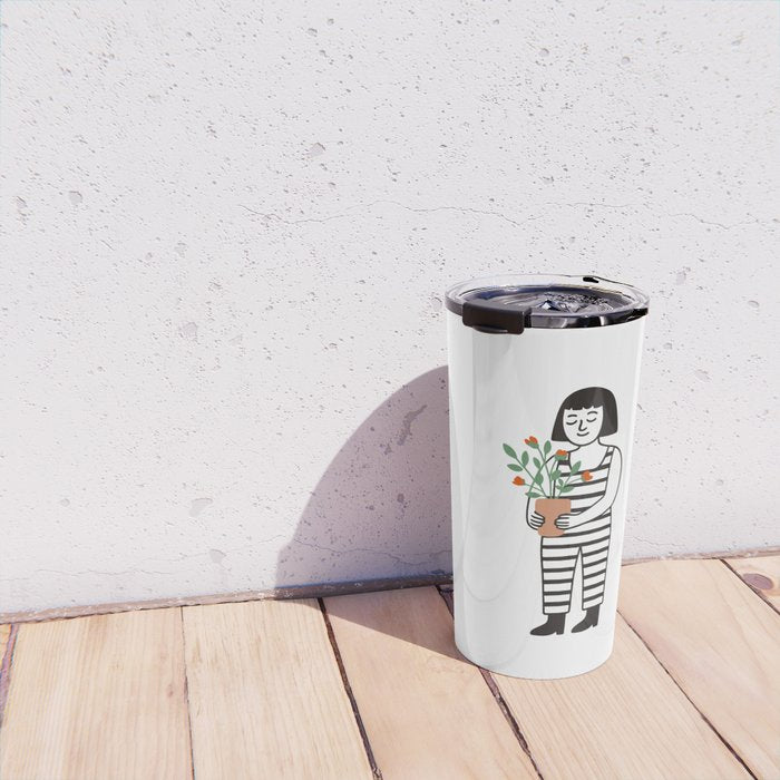 Nurture in Bloom Travel Mug Gallery Image 4