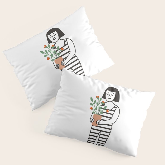 Nurture in Bloom Pillow Sham Gallery Image 1