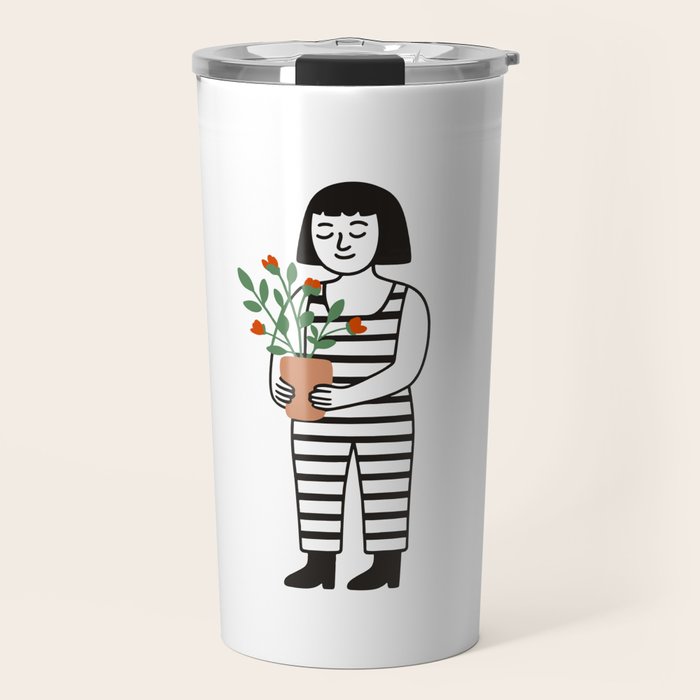 Nurture in Bloom Travel Mug Gallery Image 1