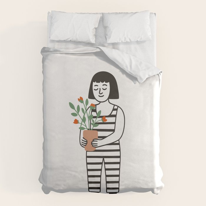 Nurture in Bloom Duvet Cover Gallery Image 6