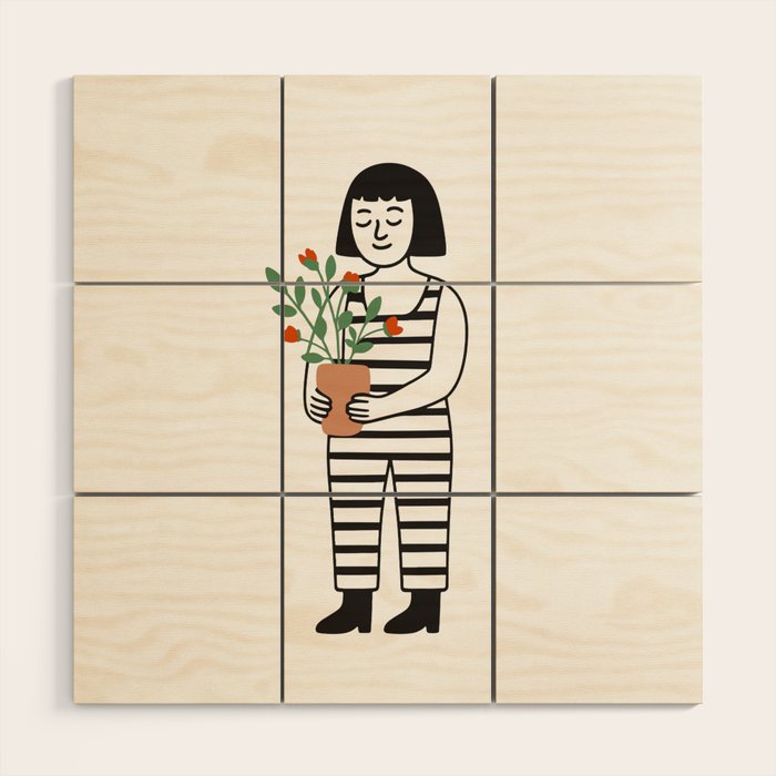 Nurture in Bloom Wood Wall Art Gallery Image 1