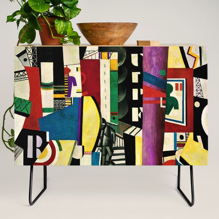 The City - La Ville by by Fernand Léger Credenza Gallery Image 2
