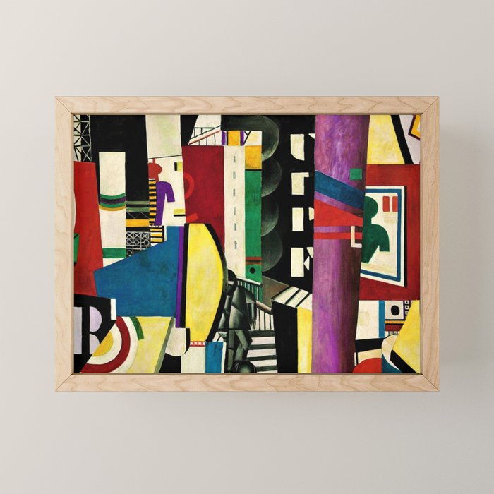 The City - La Ville by by Fernand Léger Mini Art Print Gallery Image 1
