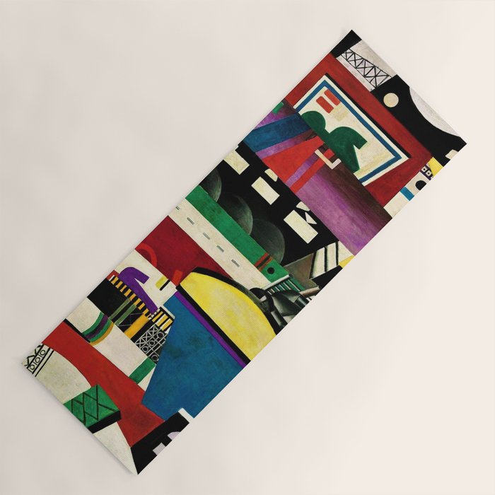 The City - La Ville by by Fernand Léger Yoga Mat Gallery Image 1