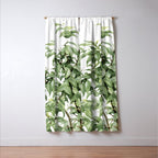Botanic greenery Window Curtain Gallery Image 3