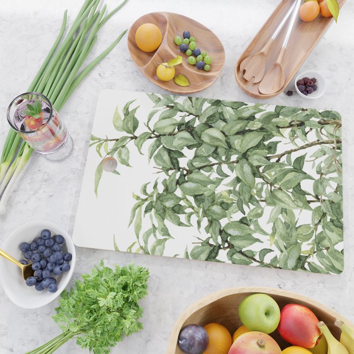 Botanic greenery Cutting Board Gallery Image 2