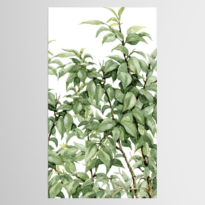 Botanic greenery Tablecloth Gallery Image 2