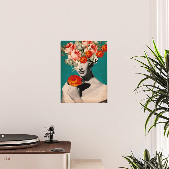 WOMAN WITH FLOWERS Poster Gallery Image 2